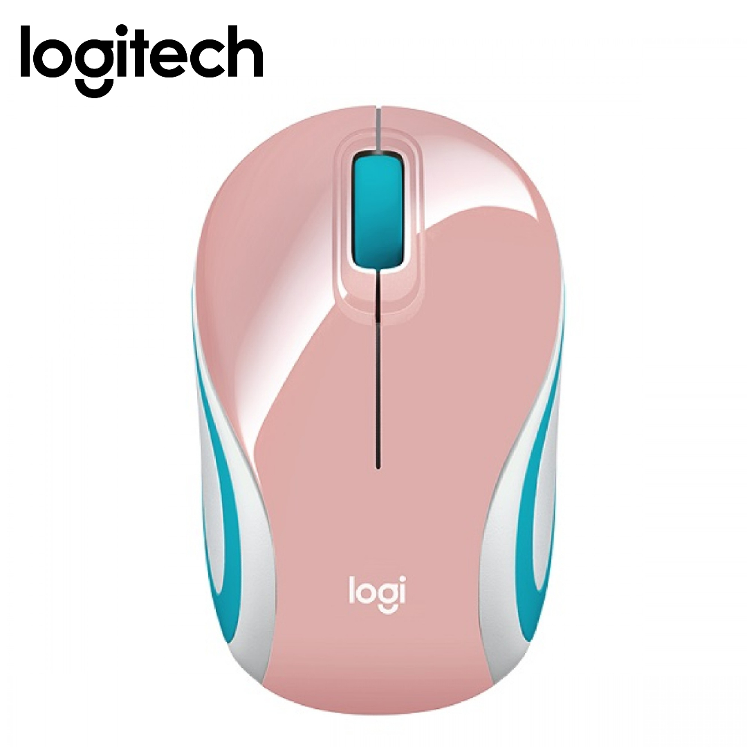 MOUSE LOGITECH M187 MINI WIRELESS REFRESH PINK (910-005364)